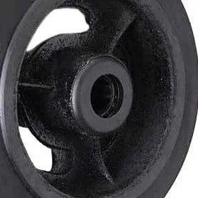 Колесо большегрузное D 63 160 мм резина на ось (F)