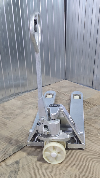 Тележка гидравлическая оцинкованная 2500 кг 1150 мм нейлоновые колеса TOR WH-25G