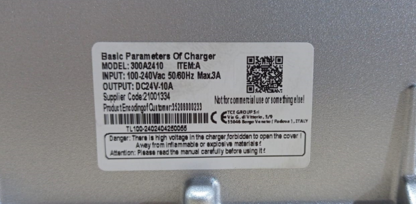 Зарядное устройство 24V/12A для CDDR-EN (24V/10A charger (built-out) 35206000233)